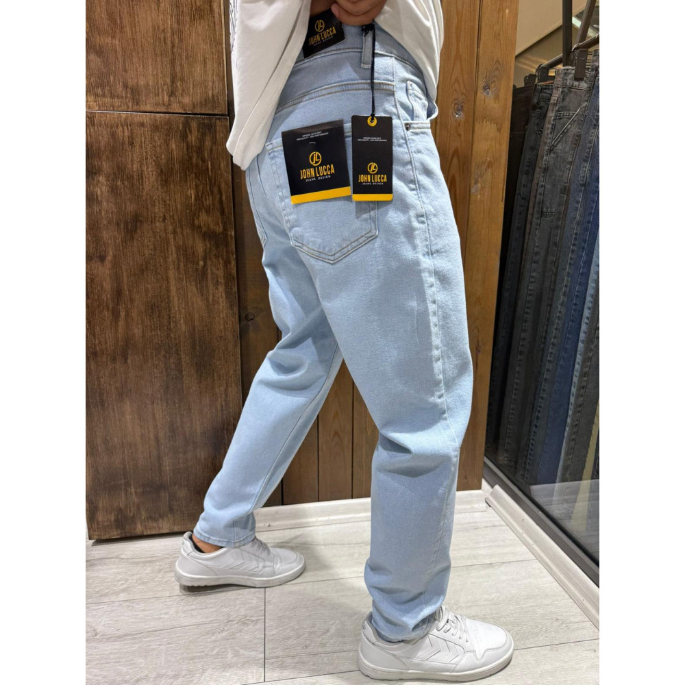 John Lucca Мом джинси блакитного кольору Mom fit 32-42 485