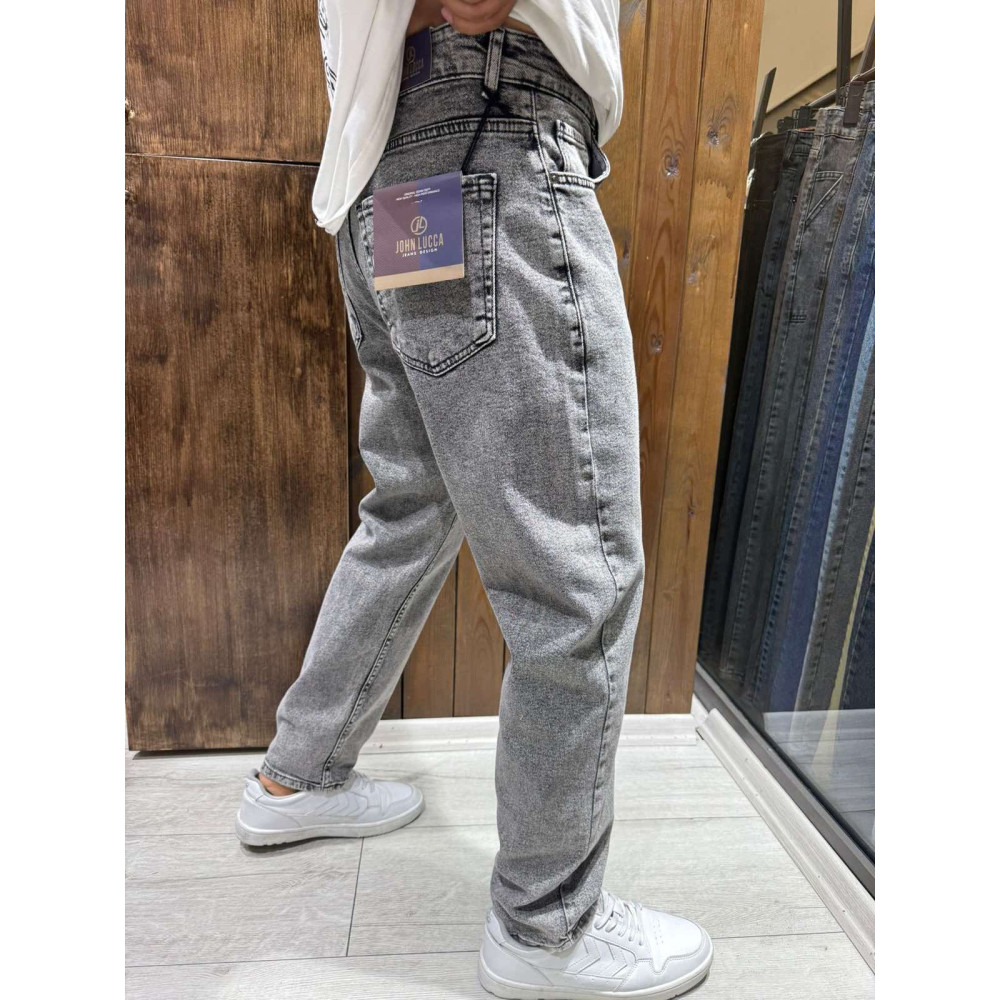 John Lucca Мом джинси сірого кольору Mom fit 29-38 507