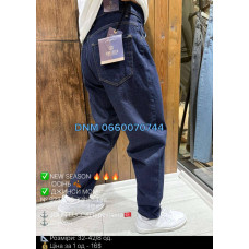 John Lucca Мом джинси синього кольору Mom fit 32-42 923-516