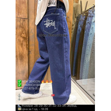 John Lucca Баггі джинси синього кольору Baggy fit 28-36 1027-679