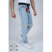 John Lucca Мом джинси блакитного кольору 29-38 923-9