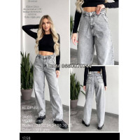 KL denim Скейтер джинси сірого кольору Skater 32-38 017