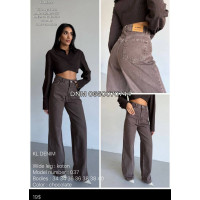 KL denim Wide leg джинси широкі іржавого кольору 34-40 037
