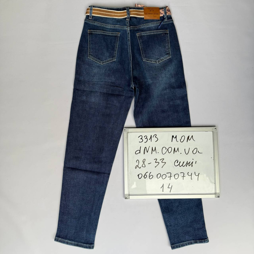 Kt moss Мом джинси синього кольору Mom fit 28-33 3313