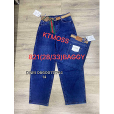Kt moss Баггі джинси синього кольору Baggy 28-33 821