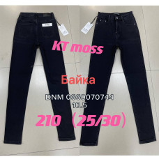 Kt moss Американка джинси чорного кольору утеплені байка зима Skinny 25-30 210