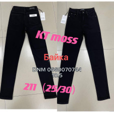 Kt moss Американка джинси чорного кольору утеплені байка зима Skinny 25-30 211