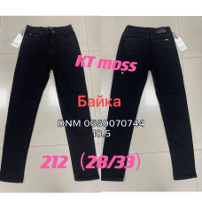 Kt moss Американка джинси чорного кольору утеплені байка зима Skinny 28-33 212