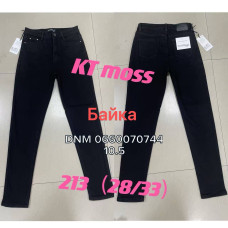 Kt moss Американка джинси чорного кольору утеплені байка зима Skinny 28-33 213