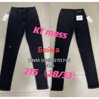 Kt moss Американка джинси чорного кольору утеплені байка зима Skinny 28-33 215