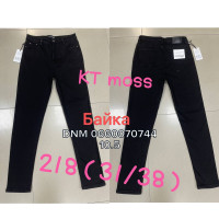 Kt moss Американка джинси чорного кольору утеплені байка зима Skinny 31-38 218