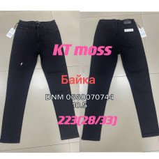 Kt moss Американка джинси чорного кольору утеплені байка зима Skinny 28-33 223