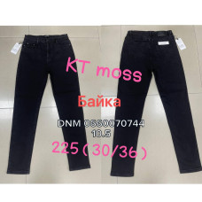 Kt moss Американка джинси чорного кольору утеплені байка зима Skinny 30-36 225