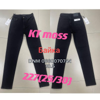 Kt moss Американка джинси чорного кольору утеплені байка зима Skinny 25-30 227