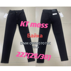 Kt moss Американка джинси чорного кольору утеплені байка зима Skinny 25-30 227