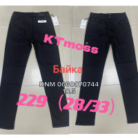 Kt moss Американка джинси чорного кольору утеплені байка зима Skinny 28-33 229