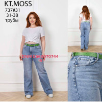 Kt moss Труби джинси широкі блакитного кольору 31-38 737 