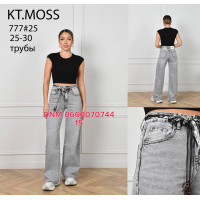 Kt moss Труби джинси широкі сірого кольору 25-30 777 