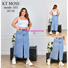 Kt moss Спідниця джинсова блакитного кольору 30-36 505