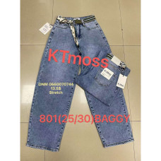 Kt moss Баггі джинси синього кольору Baggy 25-30 801