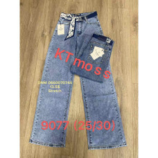 Kt moss Wide leg джинси блакитного кольору стрейч весна 25-30 9077