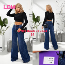 LDM  Wide leg джинси синього кольору широкі 25-30 0138