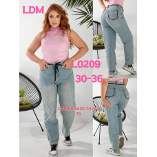 LDM  Мом джинси блакитного кольору Mom fit 30-36 0209