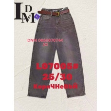 LDM  Баггі джинси коричневого кольору Baggy fit 25-30 07005