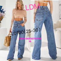 LDM  Wide leg джинси синього кольору широкі 25-30 0100