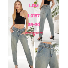 LDM  Мом джинси іржавого кольору Mom fit 25-30 0187