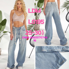 LDM  Wide leg джинси блакитного кольору  25-30 0195