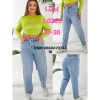 LDM  Мом джинси блакитного кольору Mom fit 31-38 0205