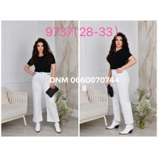LDM  Кюлоти джинси білого кольору стрейч Culottes 28-33 9737