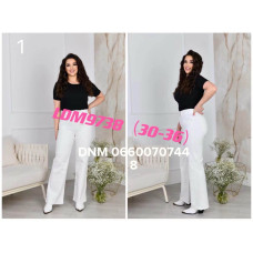 LDM  Wide leg джинси білого кольору стрейч 30-36 9738