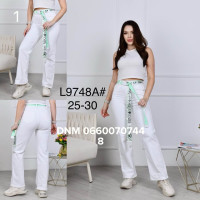 LDM  Кюлоти джинси білого кольору стрейч Culottes 25-30 9748