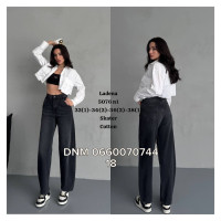 Ladena  Скейтер джинси сірого кольору Skater 32-38 5076-1