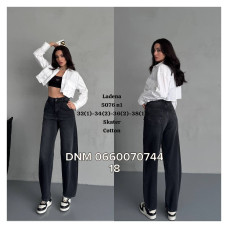 Ladena  Скейтер джинси сірого кольору Skater 32-38 5076-1