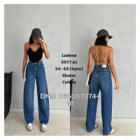 Ladena  Скейтер джинси синього кольору Skater 34-42 5077-1