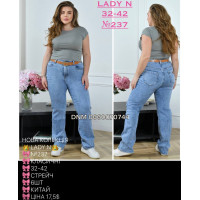 Lady N  Класичні джинси блакитного кольору 32-42 237