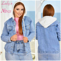 Lady N  Куртка джинсова блакитного кольору XS/2XL 821