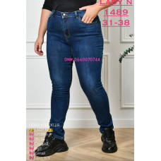 Lady N  Американка джинси синього кольору Skinny fit 31-38 1489