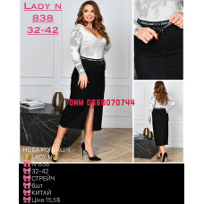 Lady N  Спідниця джинсова чорного кольору 32-42 838