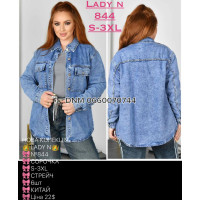 Lady N  Куртка джинсова синього кольору S-3XL 844