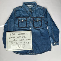 Lady N  Сорочка джинсова синього кольору XL-6XL 850