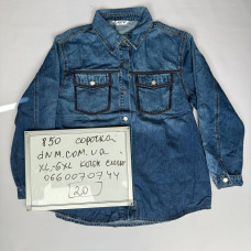 Lady N  Сорочка джинсова синього кольору XL-6XL 850