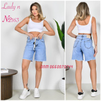 Lady N  Шорти джинсові блакитного кольору стрейч літо 25-30 163