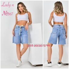 Lady N  Шорти джинсові блакитного кольору стрейч літо 28-33 167