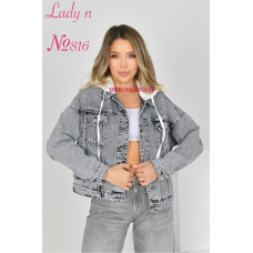 Lady N  Куртка джинсова сірого кольору XS/2XL 816