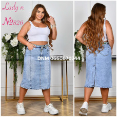 Lady N  Спідниця джинсова блакитного кольору стрейч 31-38 826