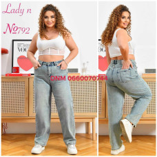 Lady N  Баггі джинси іржавого кольору 31-38 792